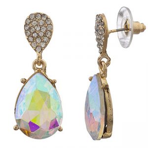 Pendientes iridiscentes